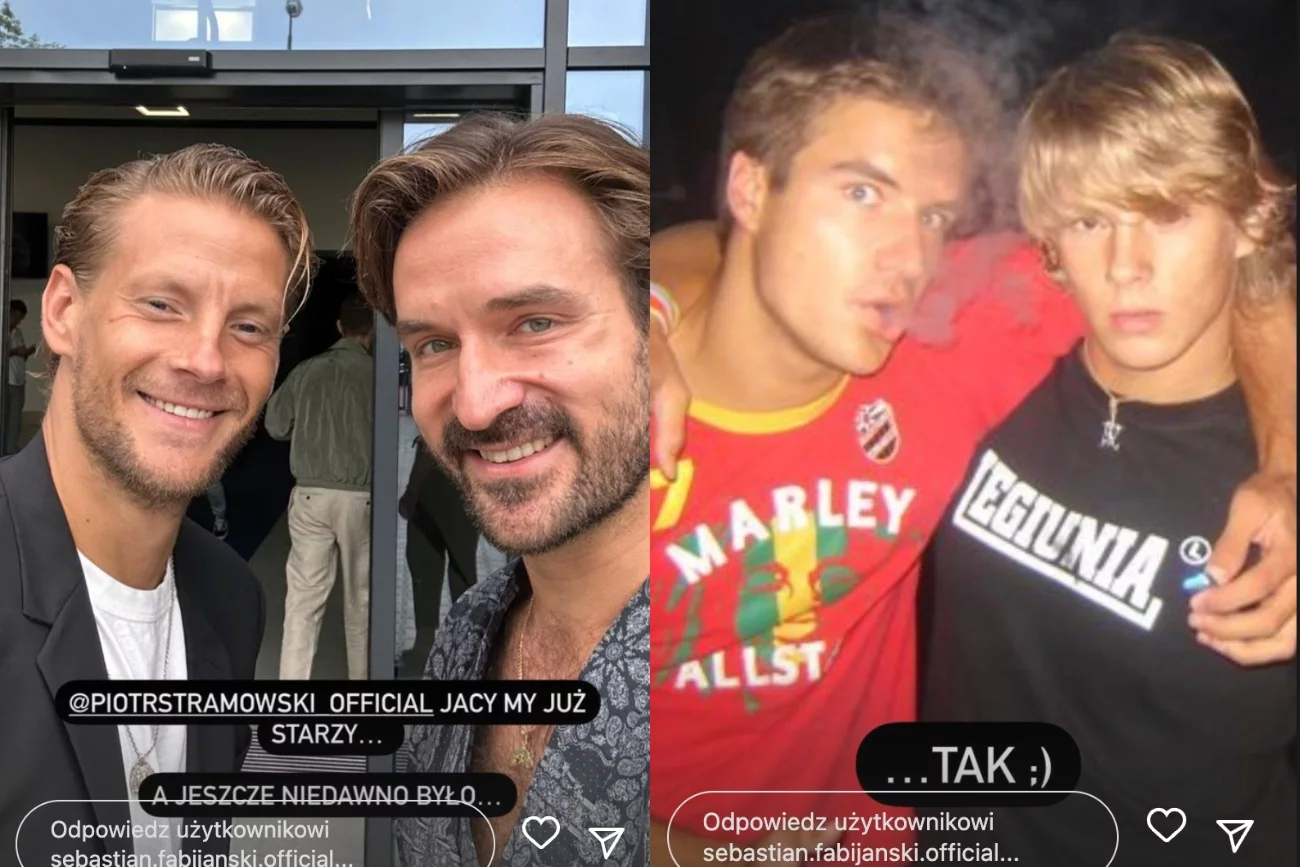 Fabijański i Stramowski pozują na Instagramie. Pokazali foto sprzed lat