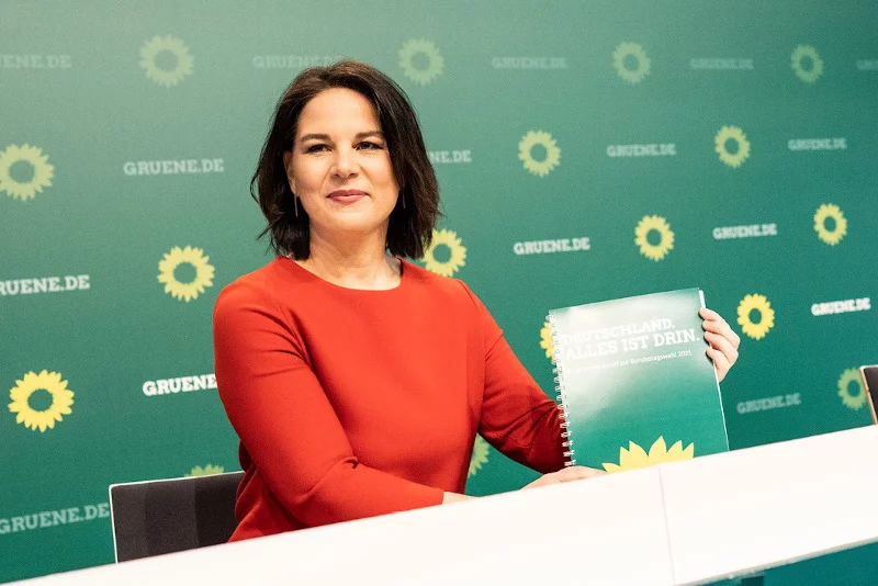 Annalena Baerbock jest kandydatką Partii Zielonych na kanclerza Niemiec.