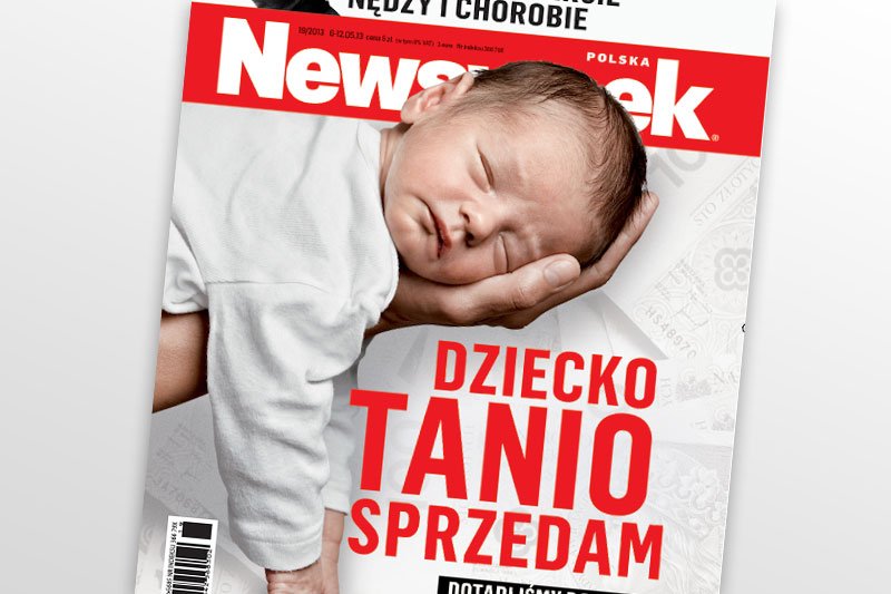 "Newsweek" o handlu dziećmi w Polsce.