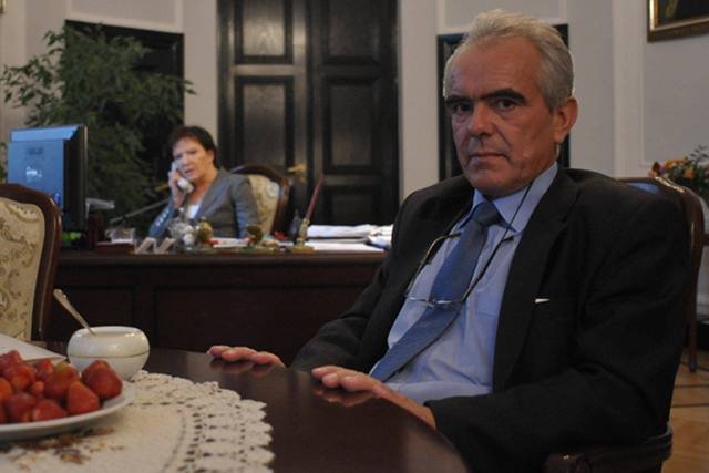 Rok 2009. Poseł PO Tadeusz Jarmuziewicz w towarzystwie ówczesnej minister zdrowia Ewy Kopacz