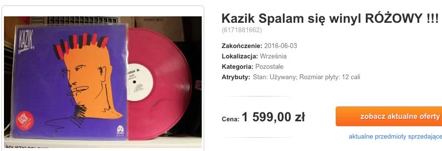 Limitowana edycja płyty to prawdziwy rarytas.