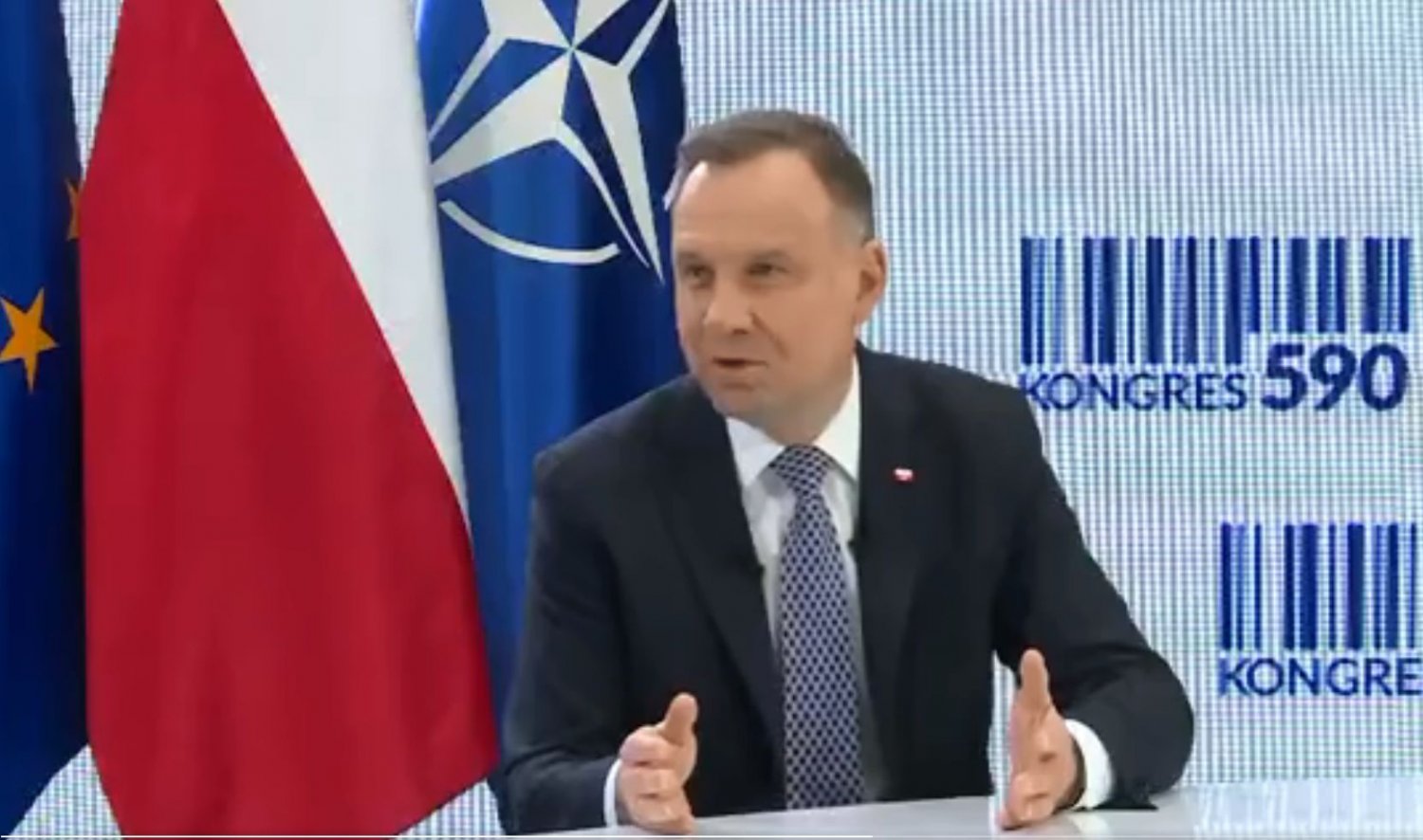 Andrzej Duda twierdzi, że nie dało się zatrzymać rakiety, która spadła w Przewodowie.
