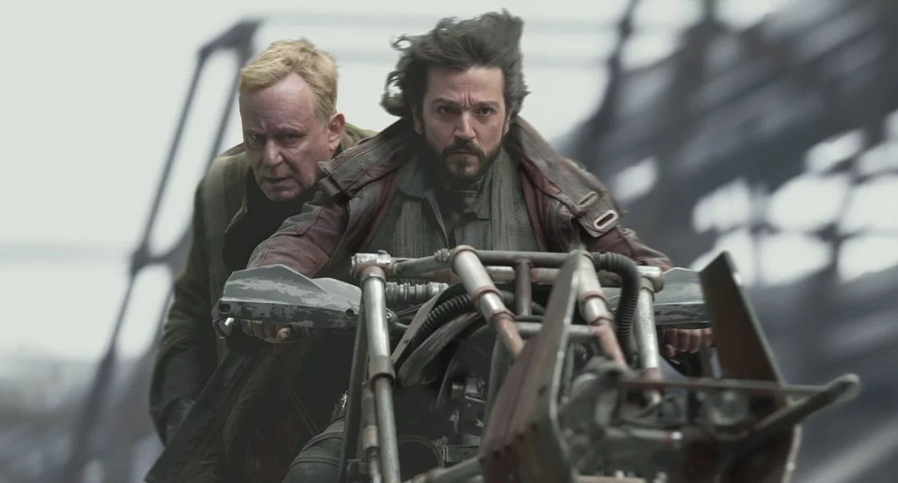 Luthen Rael (Stellan Skarsgard) i Cassian Andor (Diego Luna.