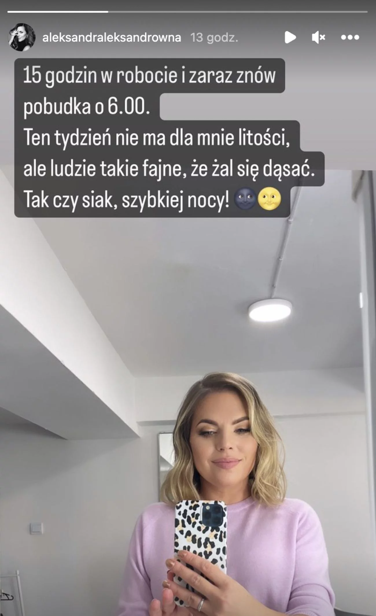 Szokująca wiadomość Aleksandry Kwaśniewskiej na Instagramie