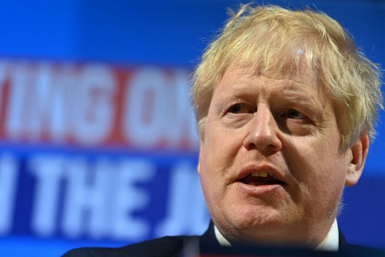 Boris Johnson porównuje wojnę na Ukrainie do Brexitu.