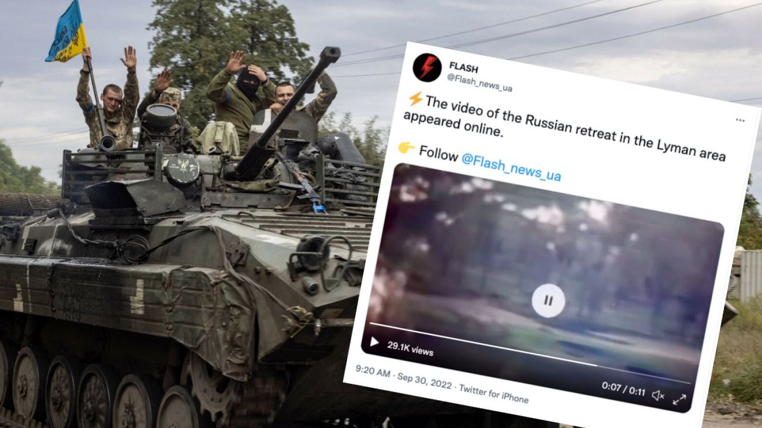 Wojna w Ukrainie. Wojska ukraińskie odbijają kolejne okupowane tereny.