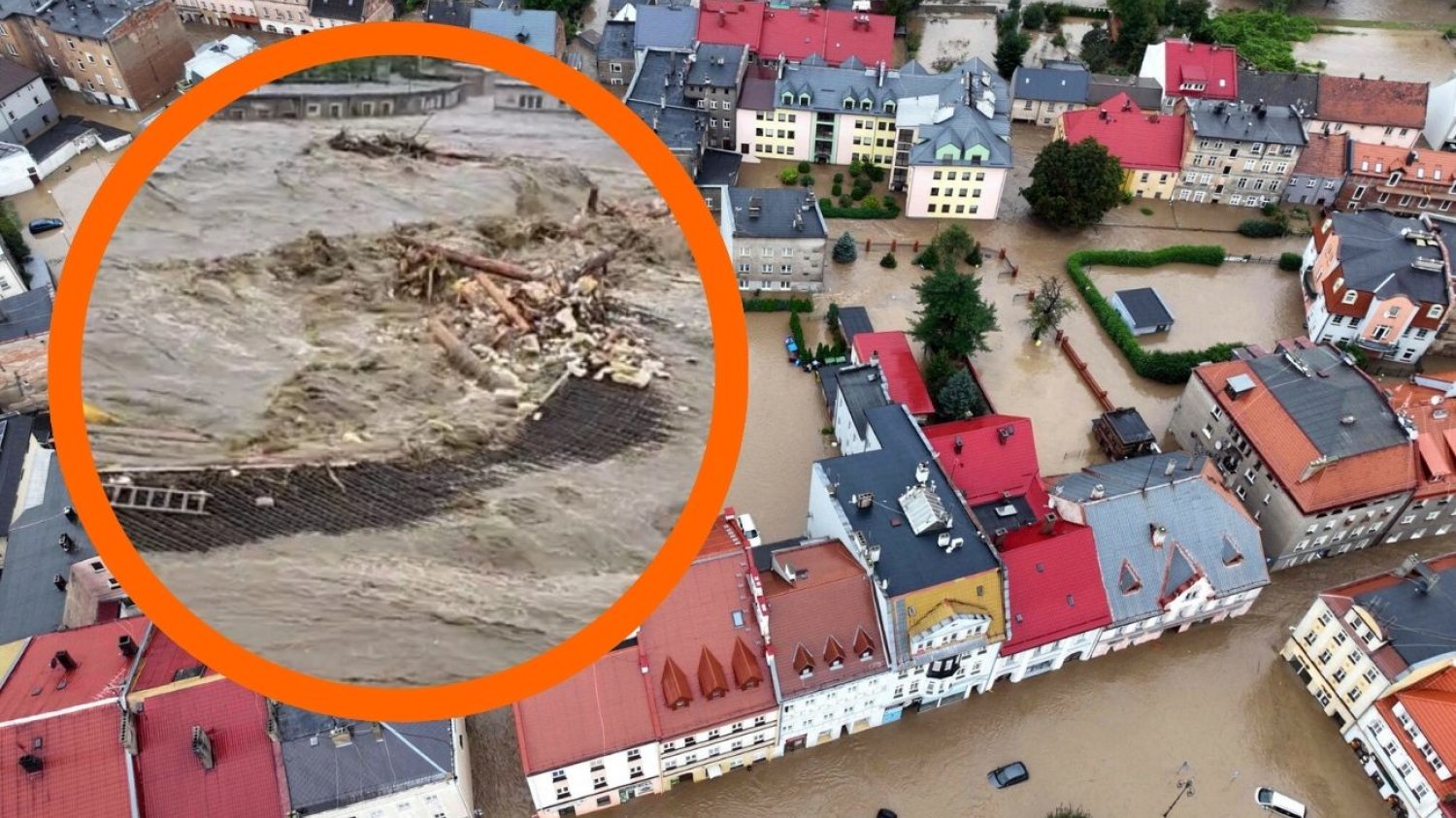 Głuchołazy pod wodą. Powódź w Polsce stała się faktem