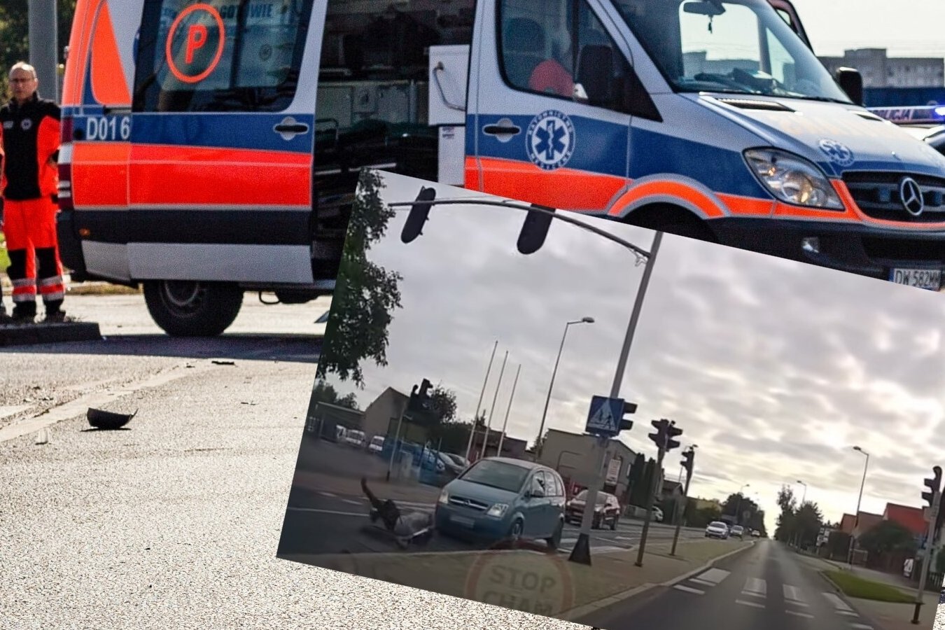 Chojnice. Samochód potrącił dziecko na hulajnodze (zdjęcie ilustracyjne).