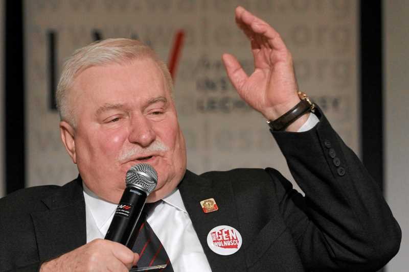 Były prezydent Lech Wałęsa.