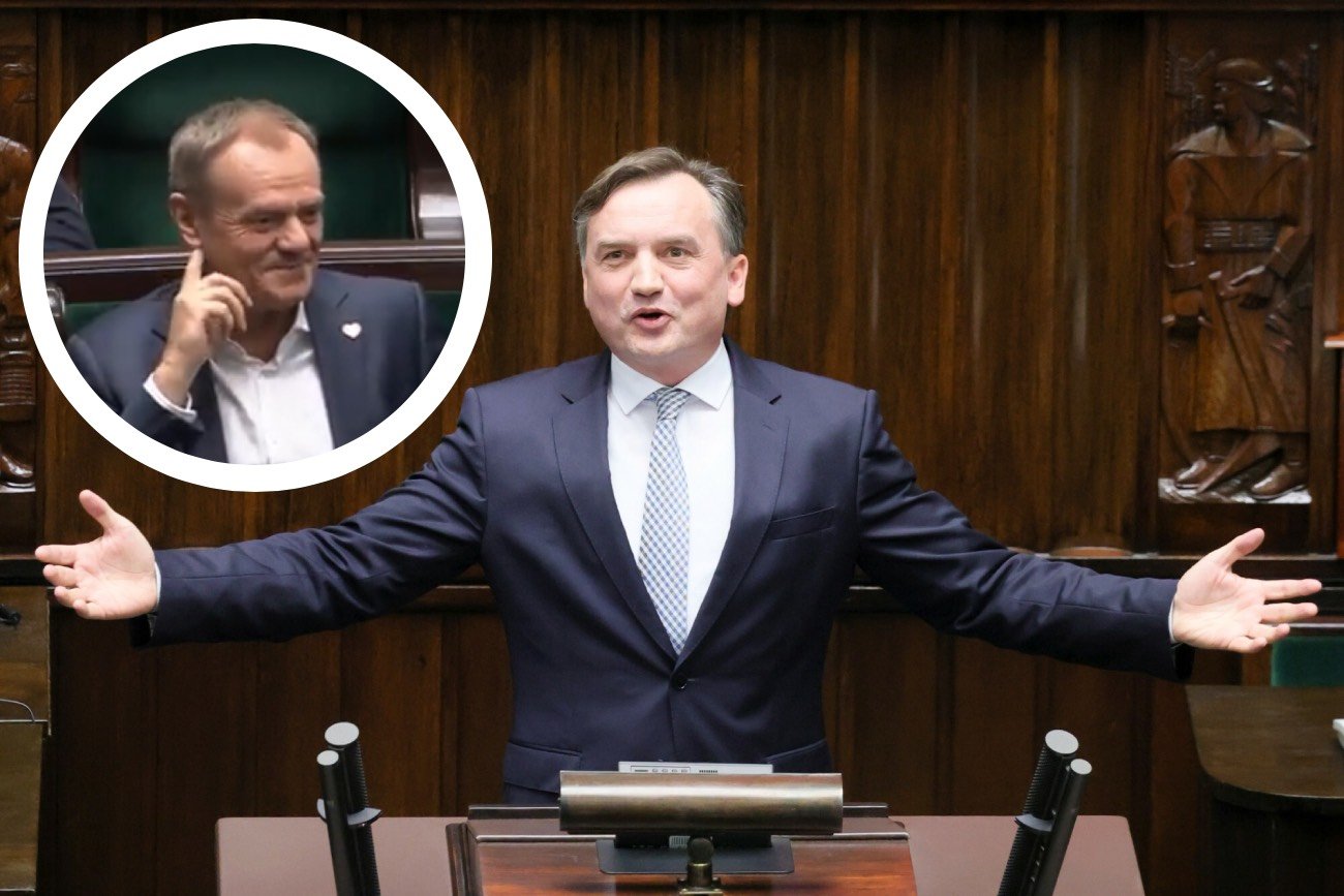 Donald Tusk zareagował na demoniczny śmiech Zbigniewa Ziobry