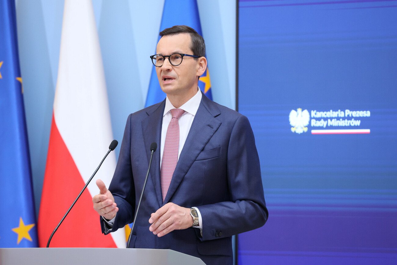 Na konferencji prasowej premier Mateusz Morawiecki był pytany o śmierć Prigożyna.