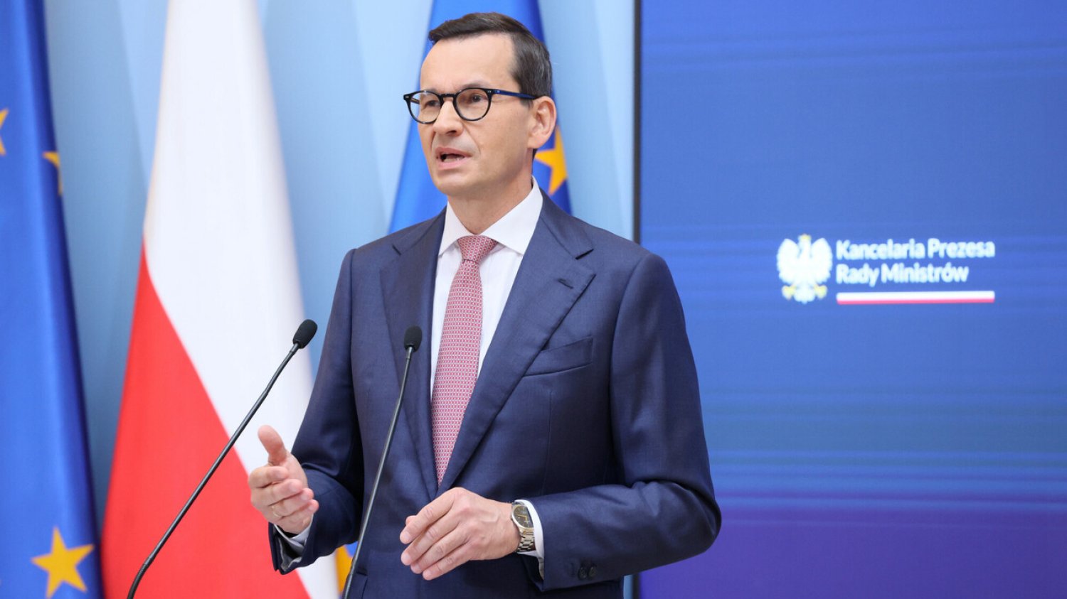 Na konferencji prasowej premier Mateusz Morawiecki był pytany o śmierć Prigożyna.