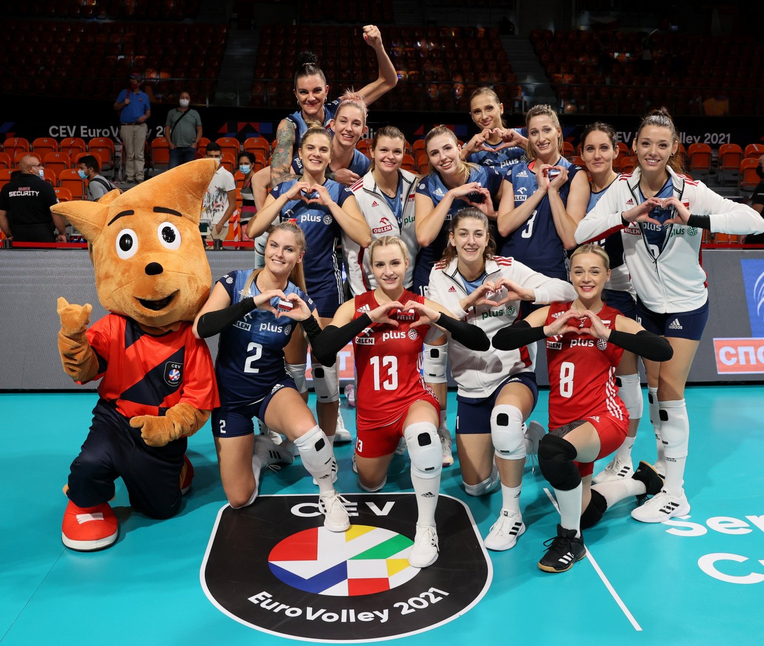 Polskie siatkarki są po czterech meczach niepokonane na mistrzostwach Europy.