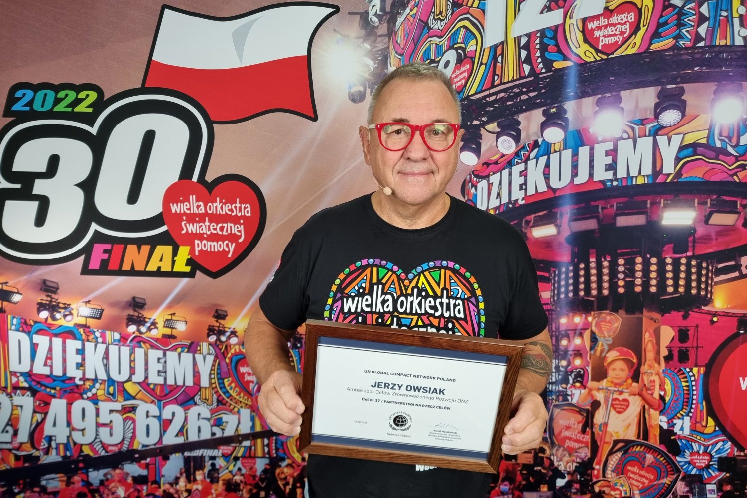 Jerzy Owsiak został polskim ambasadorem ONZ.