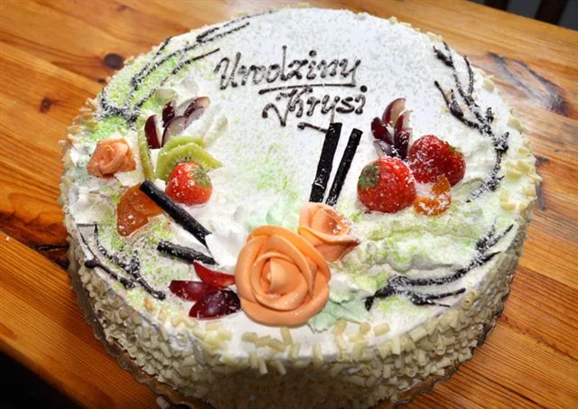 Był oczywiście tort!