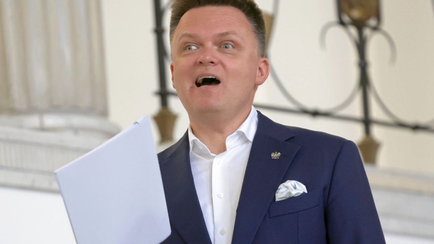 Szymon Hołownia miał z Kaczyńskim omawiać obalenie rządu Tuska