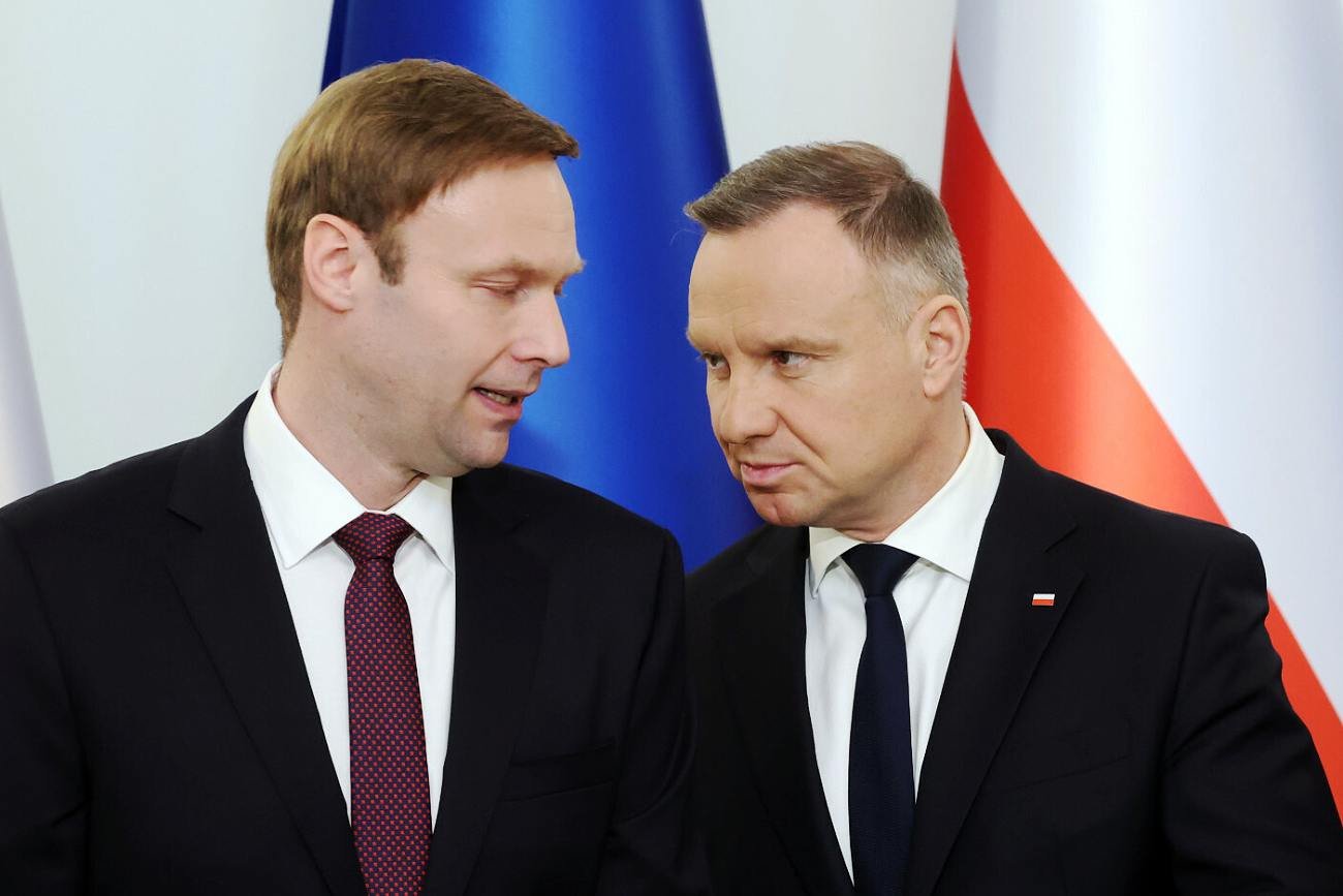 Marcin Mastalerek i Andrzej Duda