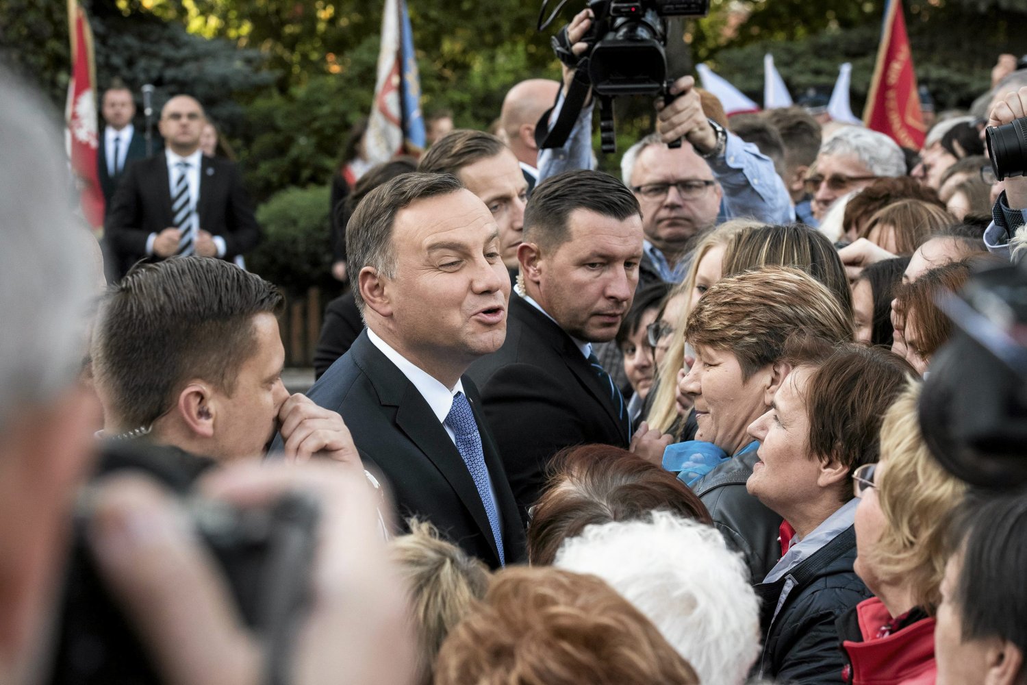 Andrzej Duda odwiedził Jeziorany. Mówił m. in. o jedności z PiS.