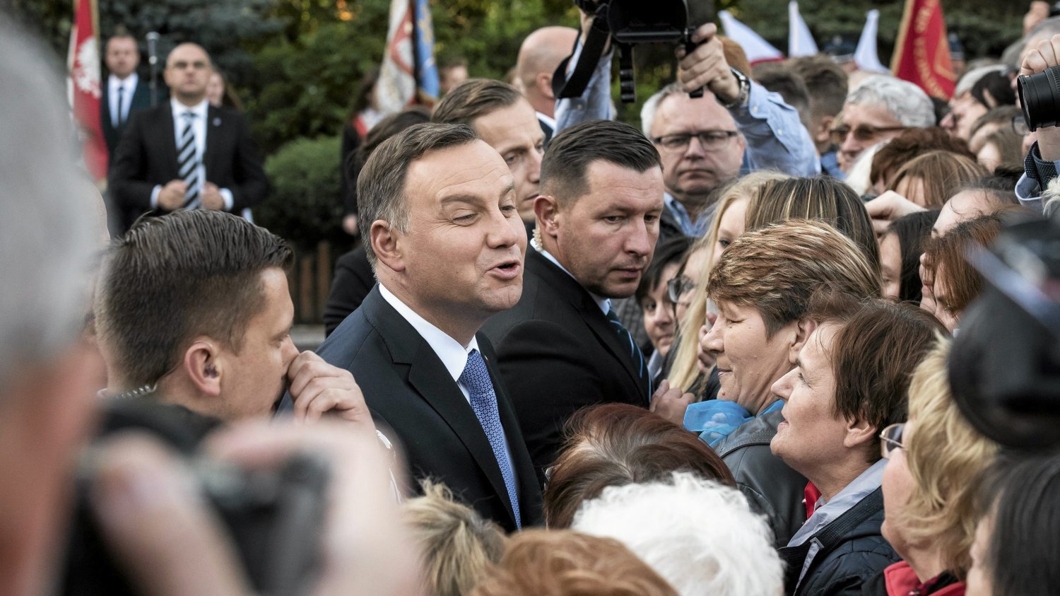 Andrzej Duda odwiedził Jeziorany. Mówił m. in. o jedności z PiS.