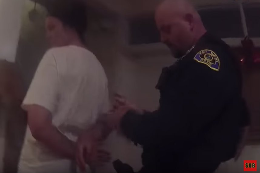 Ilona Felicjańska wraz z mężem Paulem Montaną zostali zatrzymani przez policję w USA. W internecie pojawił się film z tego zdarzenia.