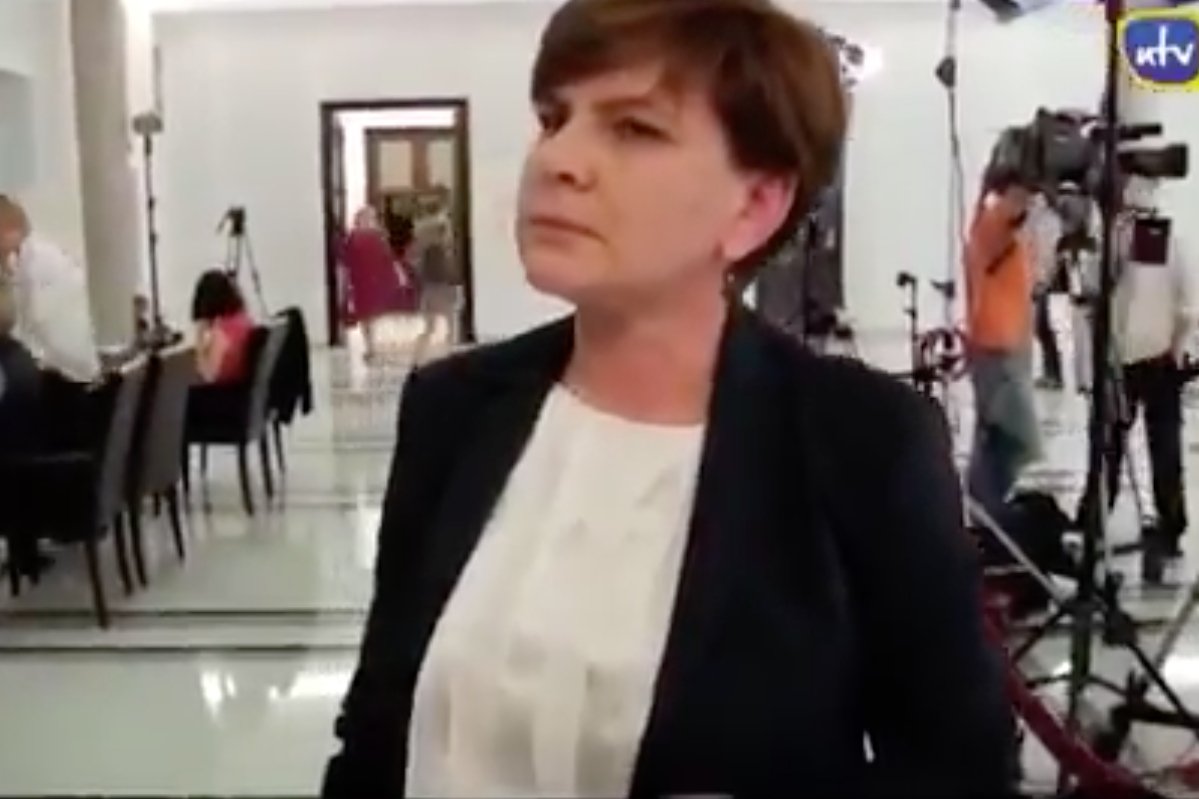Beata Szydło o tym wywiadzie wolałaby zapomnieć.