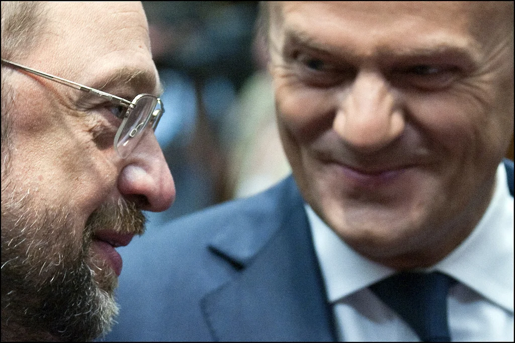 Donald Tusk z szefem Parlamentu Europejskiego