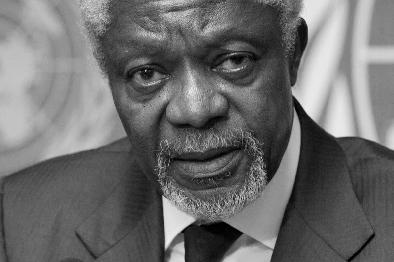 Kofi Annan nie żyje. Były sekretarz generalny ONZ miał 80 lat.