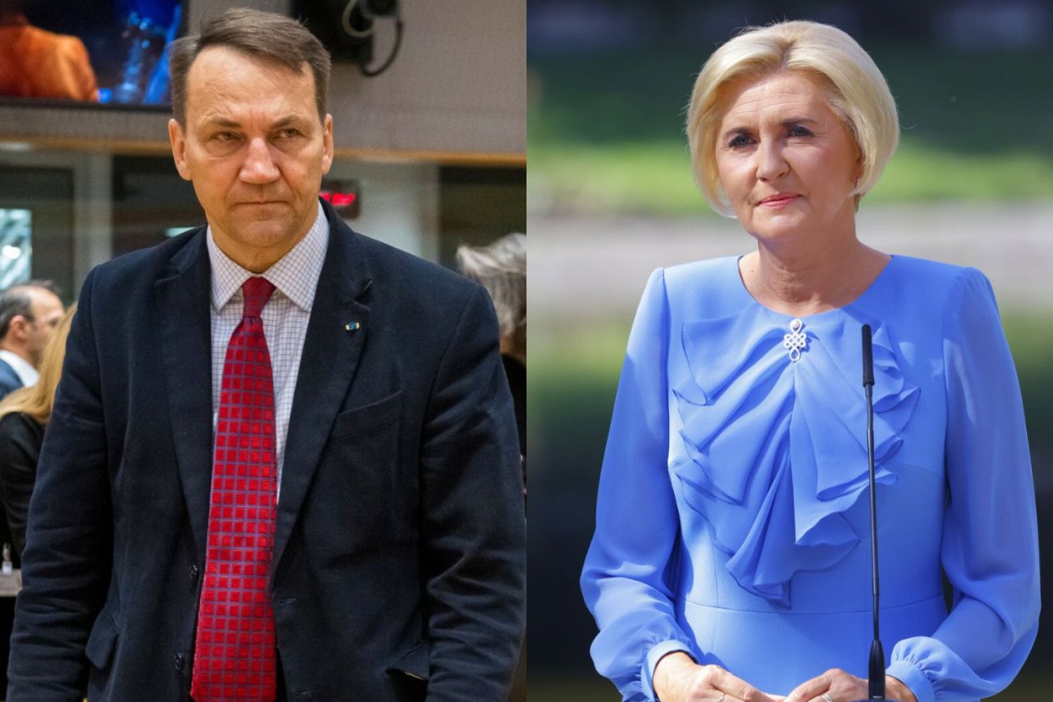 Radosław Sikorski uderzył w pierwszą damę