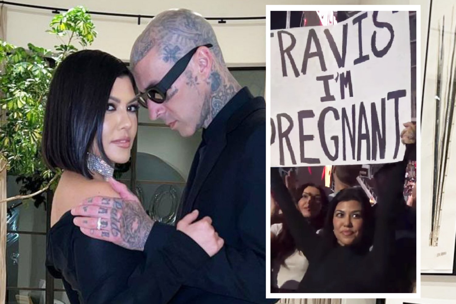 Kourtney Kardashian jest w ciąży. Tak poinformowała o radosnej nowinie