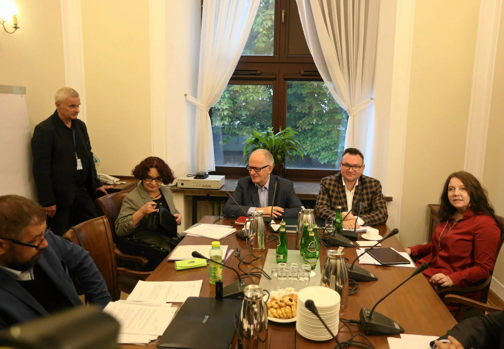 Krzysztof Czabański podczas posiedzenia Rady Mediów Narodowych.