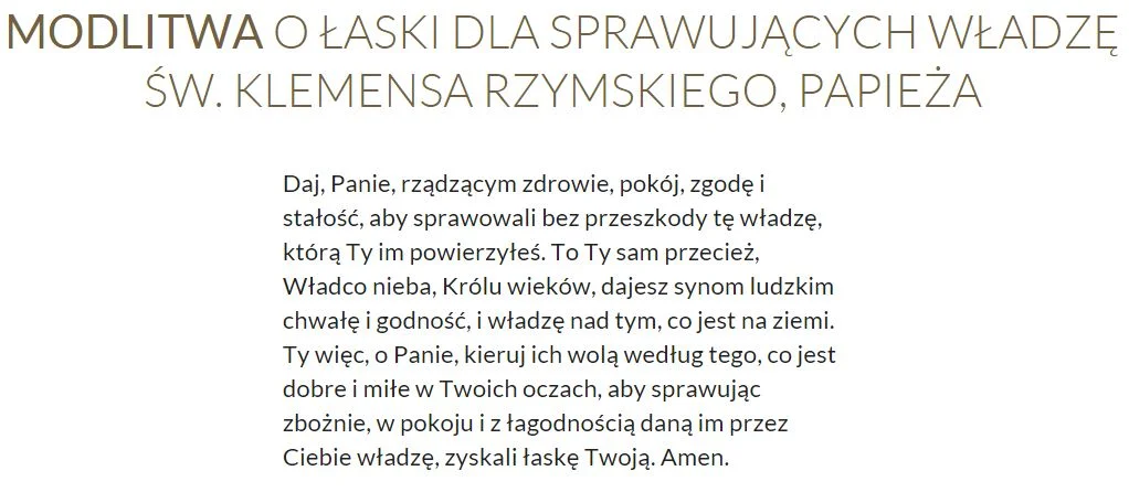 "Panie, kieruj ich wolą według tego, co jest dobre i miłe w Twoich oczach" - ten przykaz parlamentarzyści najwyraźniej powinni sobie wziąć do serca.