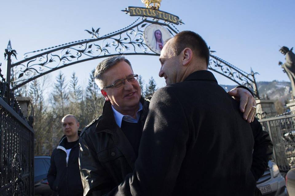 Bronisław Komorowski ma Mszy świętej w sanktuarium MB Fatimskiej na Krzeptówkach