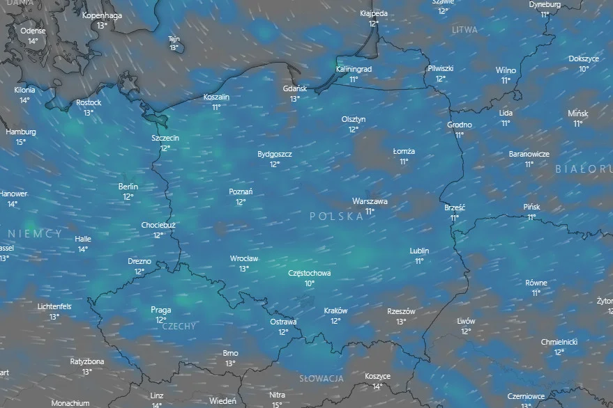 Pojawią się lokalne burze oraz opady deszczu i śniegu.