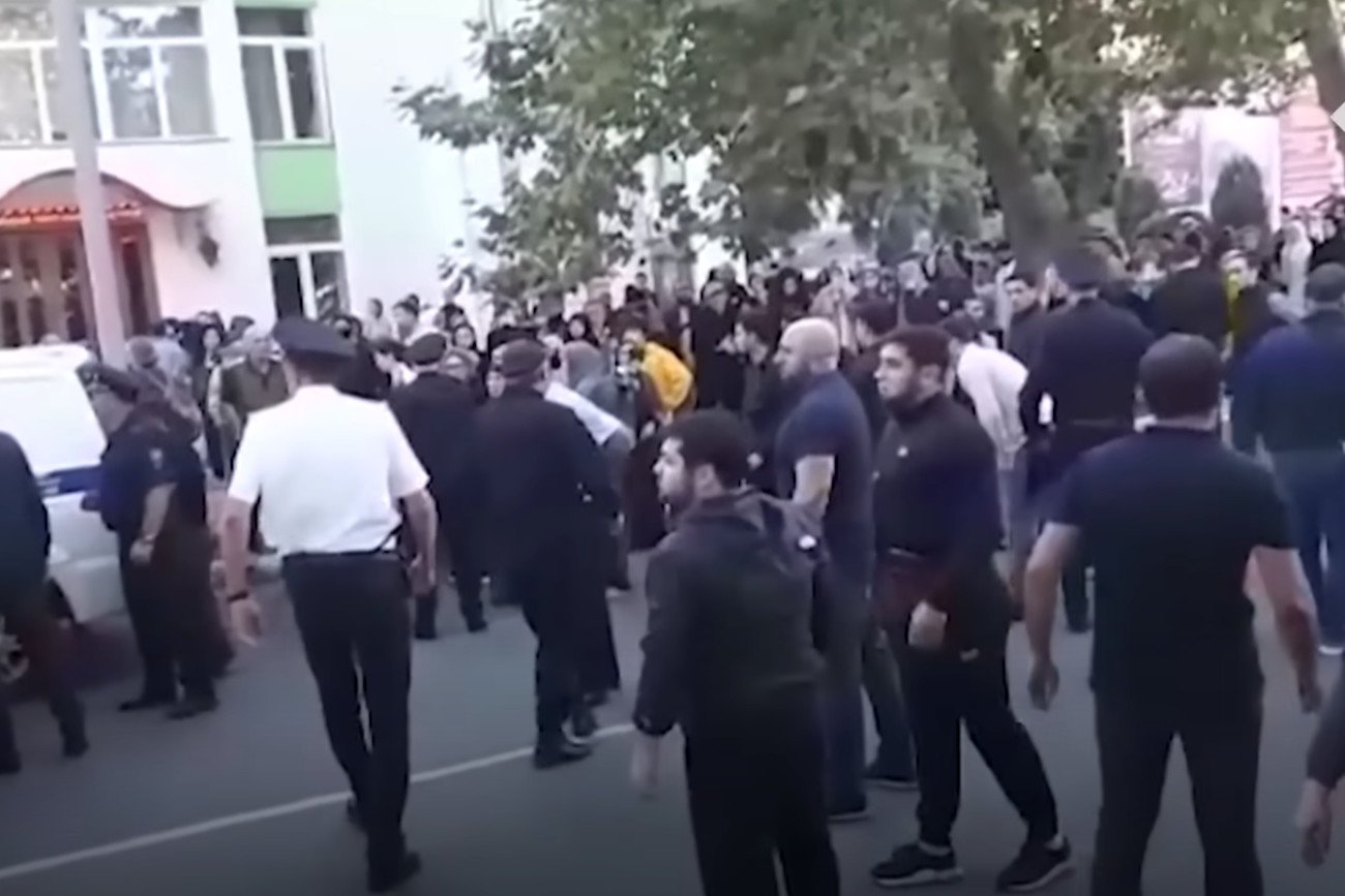 Protesty w Dagestanie przeciwko mobilizacji przykuły uwagę świata.