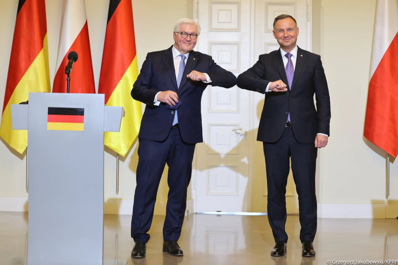 W Warszawie doszło do spotkania prezydenta RFN Franka-Waltera Steinmeiera z prezydentem RP Andrzejem Dudą.