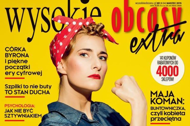 Fragment okładki najnowszego numeru miesięcznika "Wysokie Obcasy Extra"