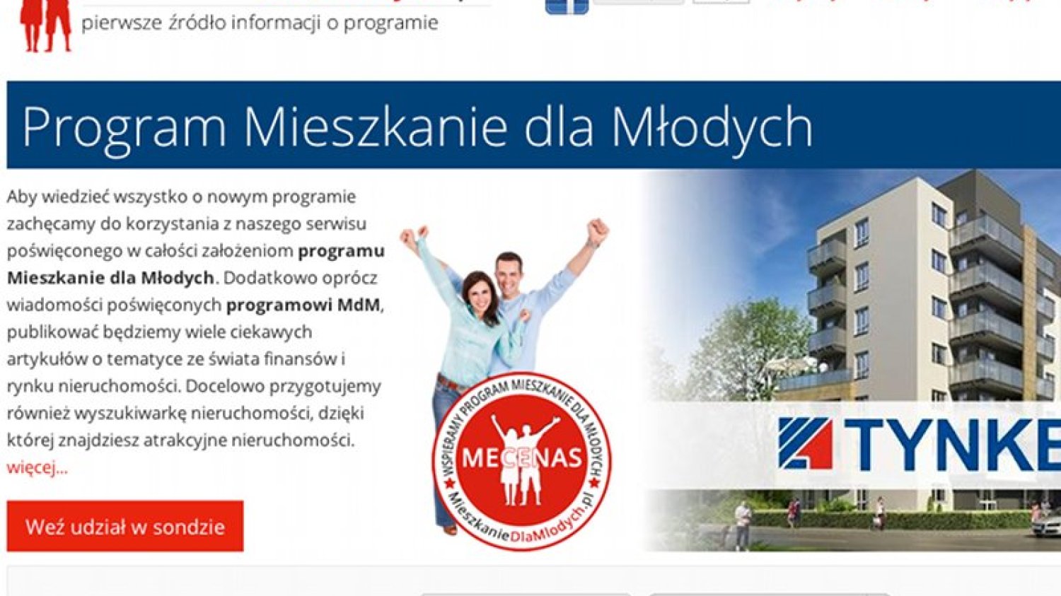 Logo nowego programu rządowego "Mieszkanie dla młodych"