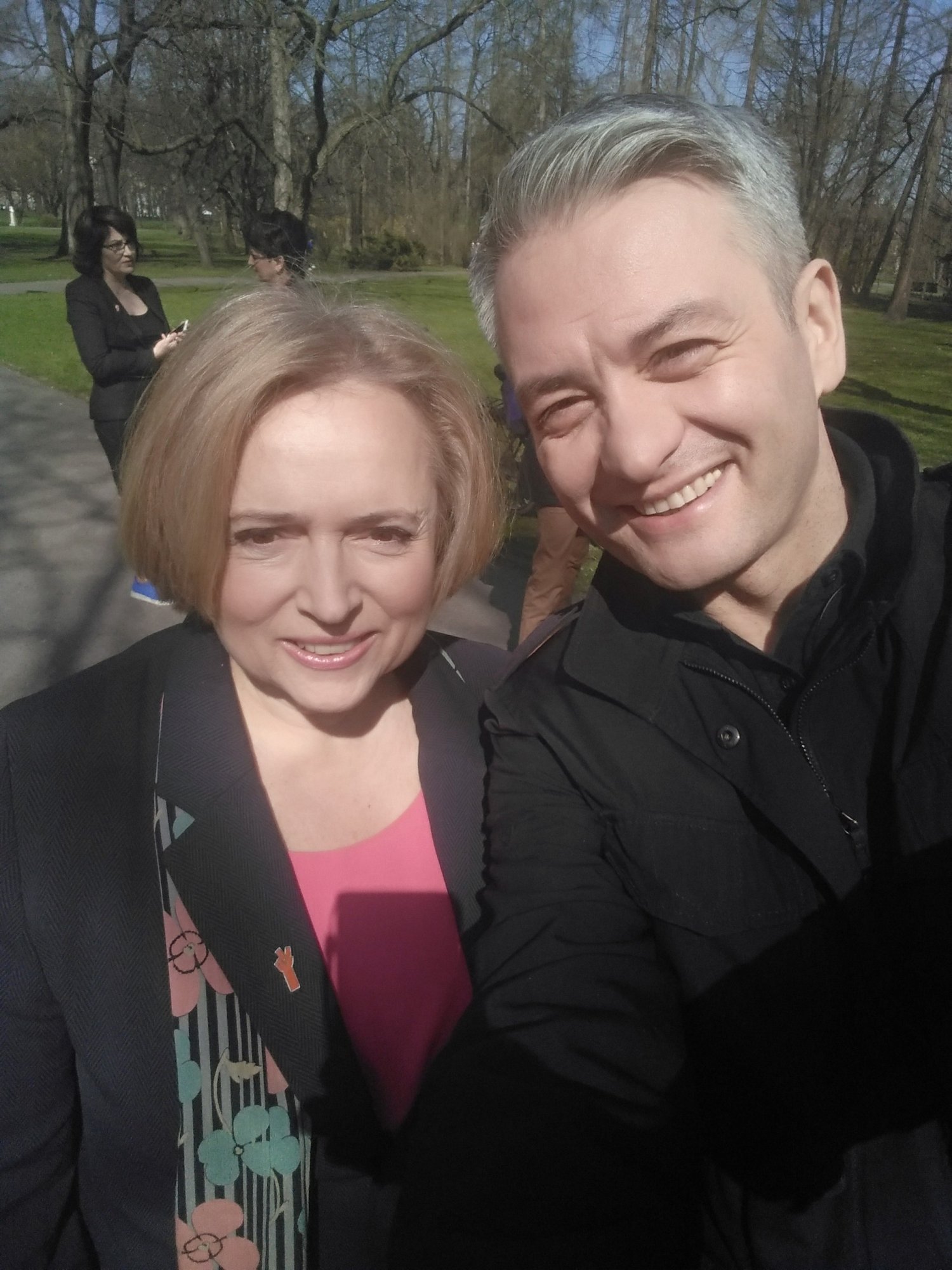 Selfie z Robertem Biedroniem