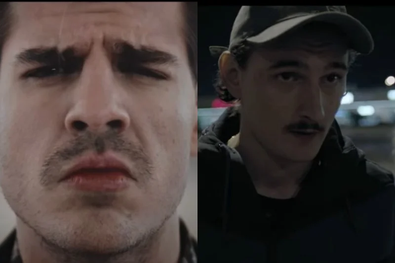 Taco Hemingway i Dawid Podsiadło kochają retro wąsik, nawiązujący do stylistyki lat 90tych. Na nich i na innych znanych, wzorują się inni