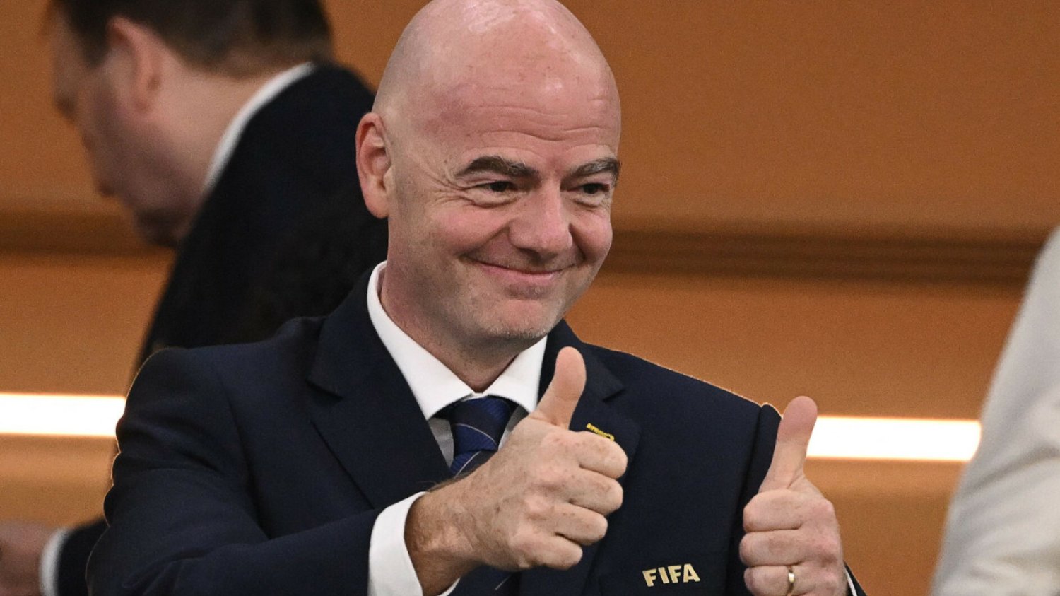 Gianni Infantino jest wyraźnie podekscytowany tym, jak dobrze jako szef FIFA zorganizował trwające MŚ w Katarze.