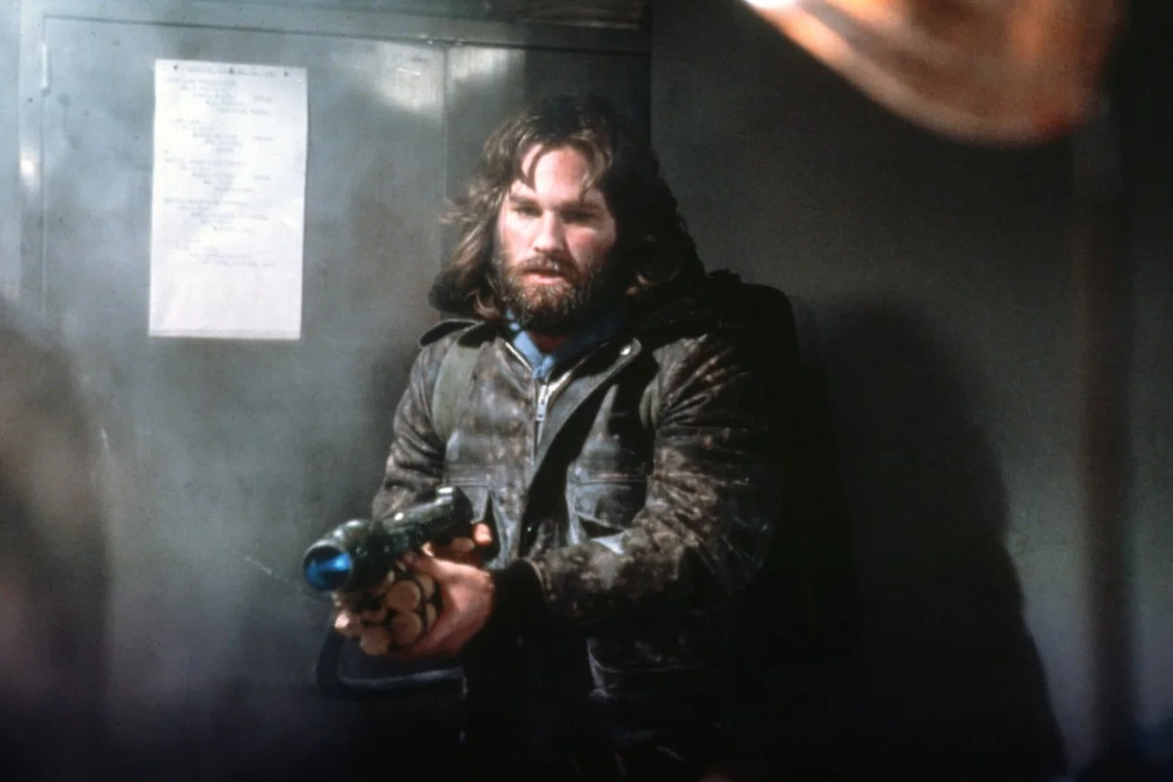 Kurt Russell w filmie "Coś"