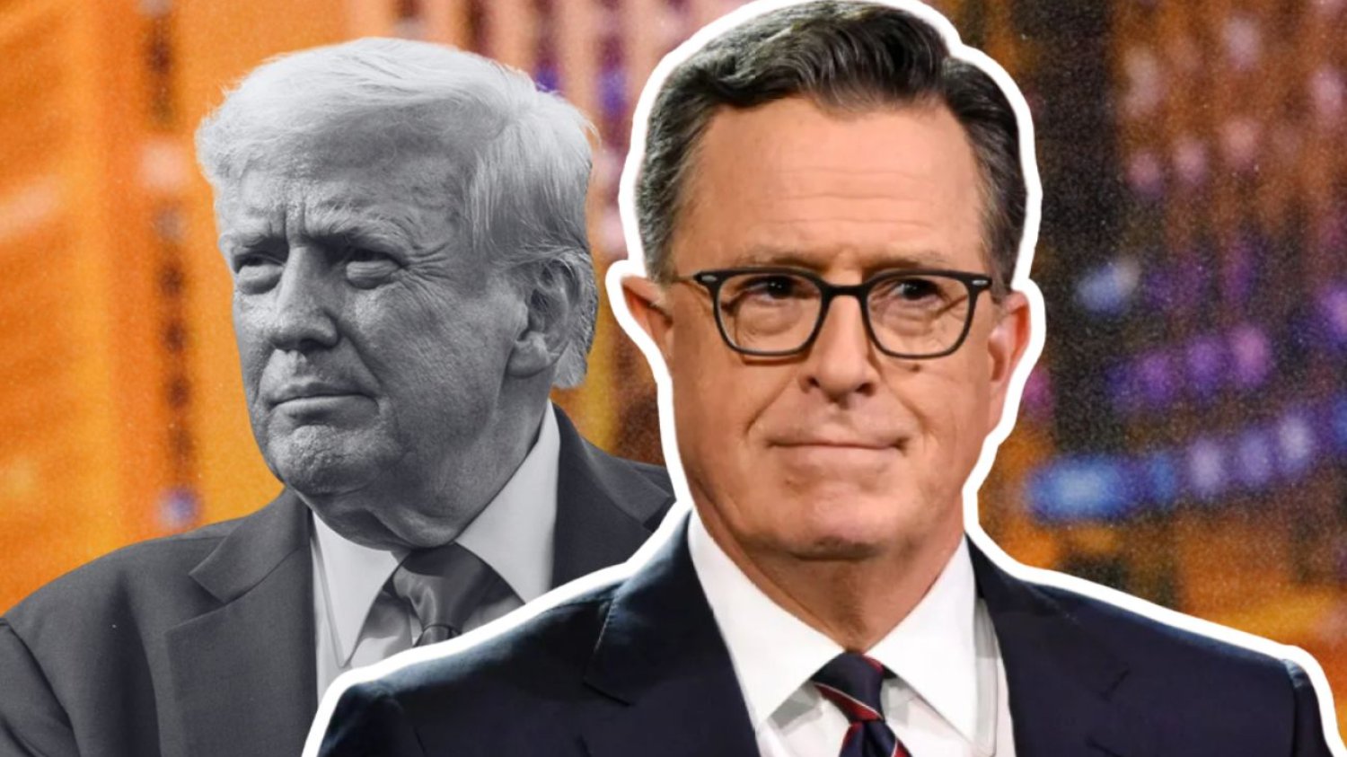 Donald Trump i Stephen Colbert Donald Trump i Stephen Colbert