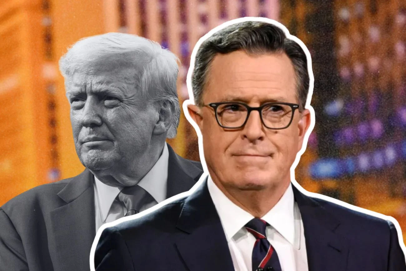 Donald Trump i Stephen Colbert