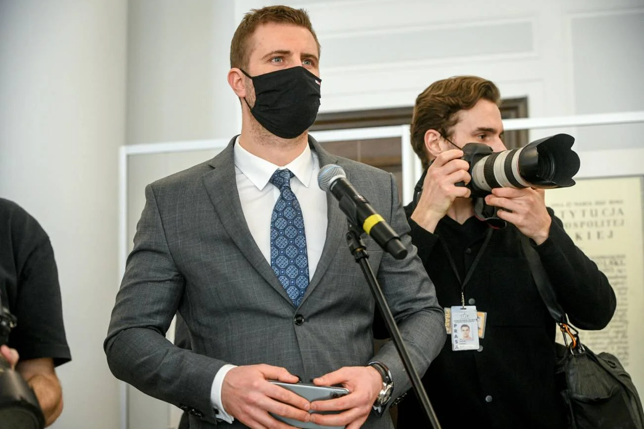 Miłosz Kłeczek (na zdjęciu) jest mocno chwalony przez Jacka Kurskiego.