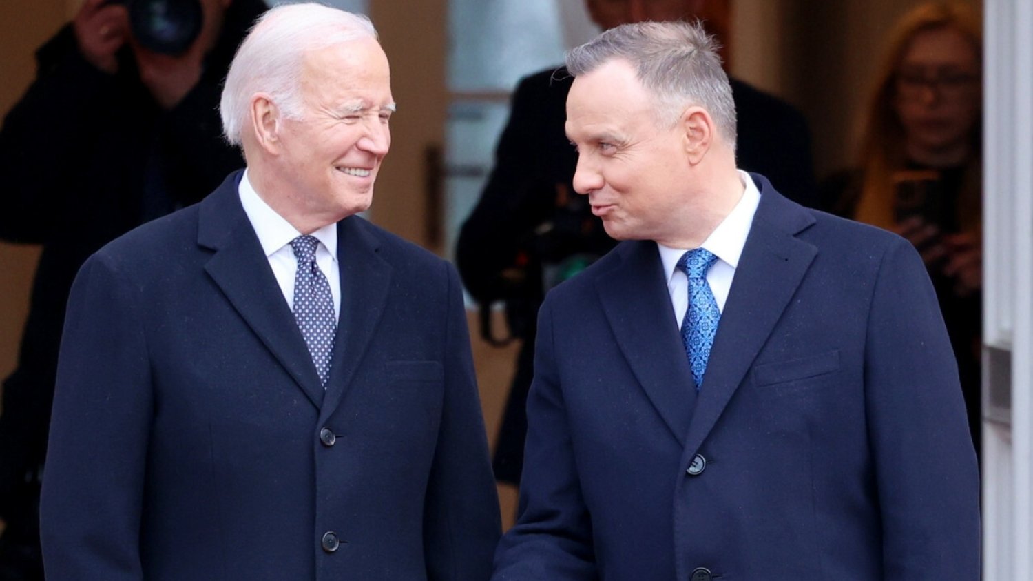 Joe Biden i Andrzej Duda