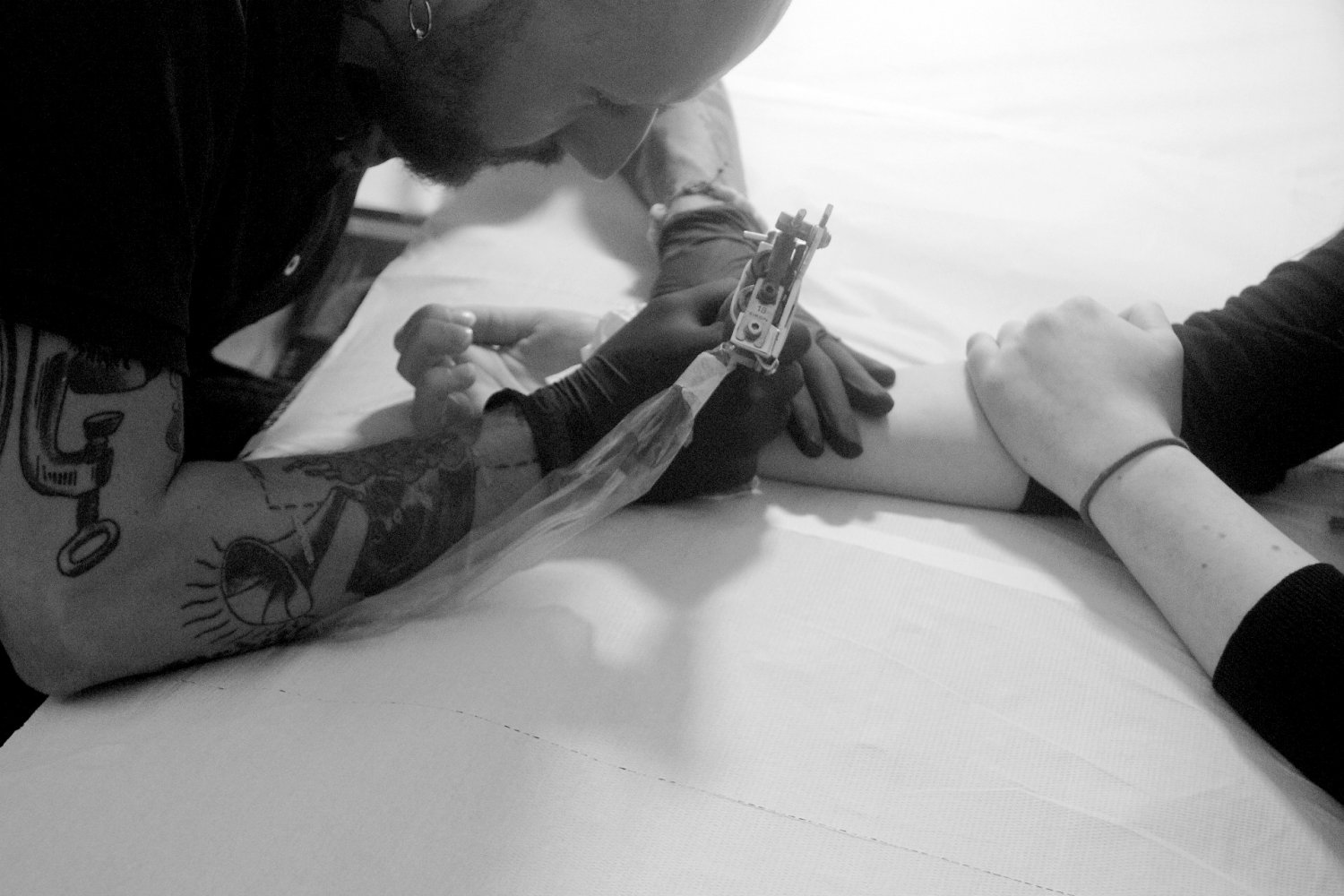 Czarny Tulipan przy pracy