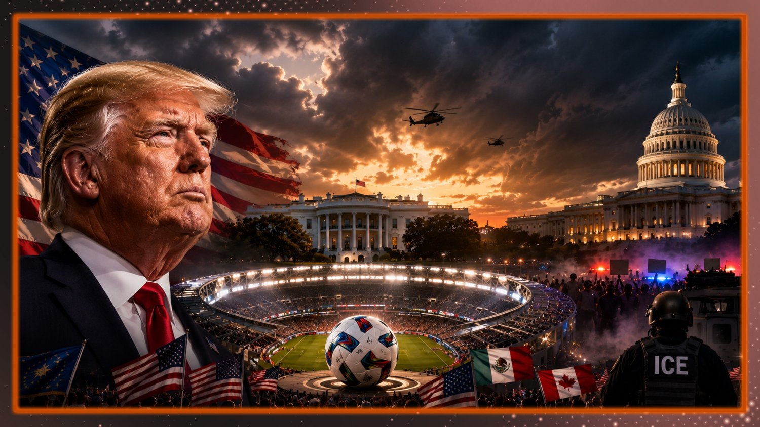 Mundial w USA nie przykryje obsesji Trumpa. "Jak r