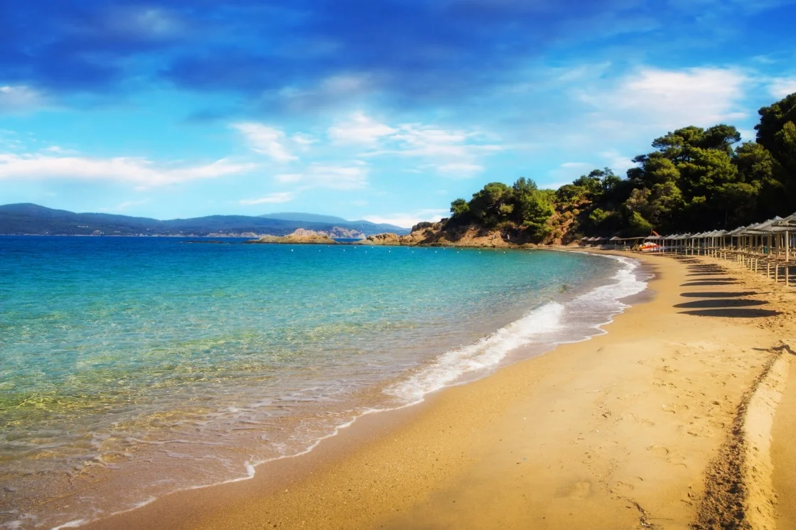 Plaża na wyspie Skiathos