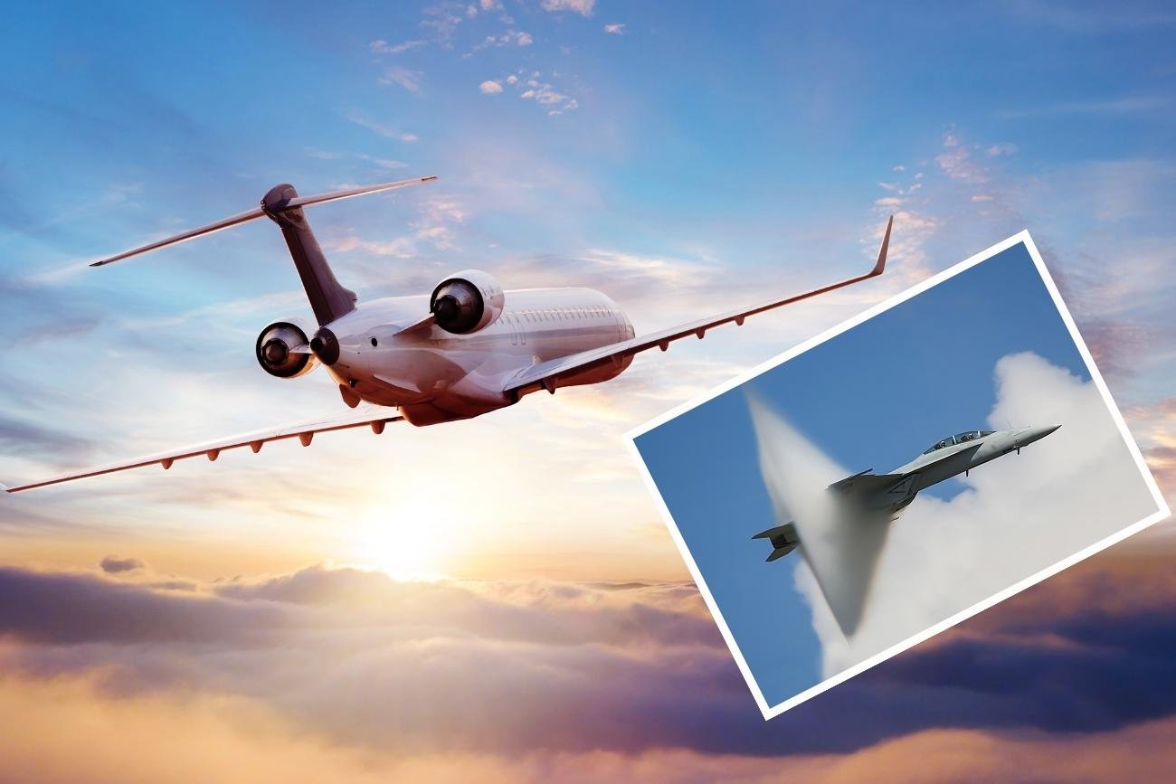 Samoloty pasażerskie na co dzień nie są w stanie osiągnąć prędkości dźwięku