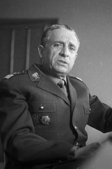 Gen. Marian Spychalski - jeden z komunistycznych oprawców nadzorujących GZI WP.